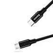 Kép 3/10 - 5 m 2A USB - Micro USB kábel - fekete