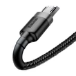 Kép 5/6 - Baseus Cafule 2.4A USB-Micro USB kábel 1m (szürke-fekete)