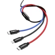 Kép 6/13 - Baseus 3 az 1-ben USB-C / Lightning / Micro 3A 1