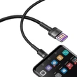 Kép 5/10 - USB-USB-C kábel Baseus Cafule Huawei SuperCharge