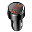 Kép 1/8 - Baseus Magic 2x USB QC 3.0 45W autós töltő (fekete)