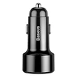 Kép 3/8 - Baseus Magic 2x USB QC 3.0 45W autós töltő (fekete)