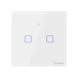 Kép 1/4 - Sonoff Érintőképernyős kapcsoló WiFi T0 EU TX (2 csatornás)