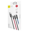 Kép 11/12 - Baseus 3 az 1-ben USB-C / Lightning / Micro USB kábel 3