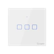 Kép 1/5 - Sonoff Érintőképernyős kapcsoló WiFi + T0 EU TX (3 csatornás)