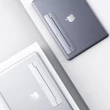 Kép 6/7 - Baseus Papery öntapadó alumínium laptopállvány (szürke)