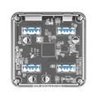 Kép 2/5 - Orico hub adapter 4 az 1-ben 4x USB 3.0