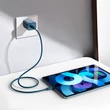 Kép 8/11 - Baseus Super Si Quick Charger 1C 20W fali töltő 1 m-es USB-C-villámkábellel (kék)