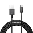 Kép 1/11 - Baseus Superior Series USB-Micro USB kábel, 2A, 2m (fekete)