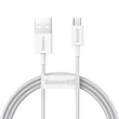 Kép 1/11 - Baseus Superior sorozatú USB-Micro USB kábel, 2A, 1m (fehér)