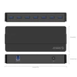 Kép 5/5 - Orico hub adapter 7xUSB 3.0