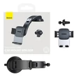 Kép 2/8 - Baseus Easy Control Clamp autós tartó rácshoz / műszerfalhoz (fekete)