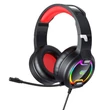 Kép 1/3 - Havit GAMENOTE H2233D játék fejhallgató RGB (piros&amp;fekete)