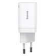 Kép 2/5 - Baseus Super Si Pro gyorstöltő USB + USB-C 30W (fehér)