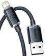 Kép 2/5 - USB-kábel a Lightning Baseus Crystal Shine