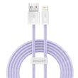 Kép 1/5 - USB-kábel a Lightning Baseus Dynamic, 2,4A, 2m (Violet)