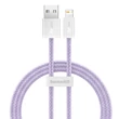 Kép 1/5 - USB-kábel a Lightning Baseus Dynamic, 2,4A, 1m (violet)