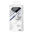 Kép 7/8 - Baseus Rapid Series 3-in-1 cable USB-C For M+L+T  1.2m Blue
