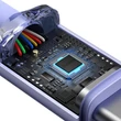 Kép 5/8 - USB-C-kábel a USB-C Baseus Crystal Shine