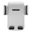Kép 2/7 - Baseus Easy Control Clamp autós tartó rácshoz / műszerfalhoz (ezüst)