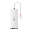 Kép 1/5 - Baseus Lite Series Hub 4in1 USB-C 4x USB 3.0 + USB-C, 25cm (Fehér)