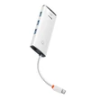 Kép 3/6 - 5in1 Baseus Lite sorozat USB-C 3x USB 3.0 + USB-C + HDMI hub (fehér)