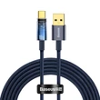 Kép 1/7 - Baseus Explorer USB-USB-C kábel, 100W, 2 m (kék)
