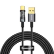Kép 1/8 - Baseus Explorer USB-USB-C kábel, 100W, 2 m (Fekete)
