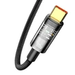 Kép 2/8 - Baseus Explorer USB-USB-C kábel, 100W, 2 m (Fekete)