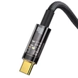 Kép 3/8 - Baseus Explorer USB-USB-C kábel, 100W, 2 m (Fekete)