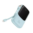 Kép 2/6 - Powerbank Baseus Qpow Pro Lightning kábellel