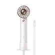 Kép 1/5 - Baseus Flyer Turbine hordozható kézi ventilátor + Lightning kábel (fehér)