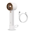 Kép 5/5 - Baseus Flyer Turbine hordozható kézi ventilátor + Lightning kábel (fehér)