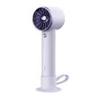 Kép 3/5 - Baseus Flyer Turbine hordozható kézi ventilátor + Lightning kábel (lila)