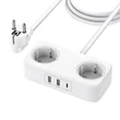 Kép 1/2 - UGREEN DigiNest 30W hálózati töltő, 2x USB, 1x USB-C (fehér)