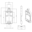 Kép 7/7 - DIN Rail mounting bracket Sonoff DR
