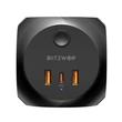 Kép 2/2 - Blitzwolf BW-PC1 hálózati töltő 3 AC csatlakozóval
