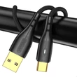 Kép 2/2 - USB és USB-C kábel Vipfan Nano Gold X07