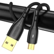 Kép 2/2 - USB-Micro USB kábel Vipfan Nano Gold X07