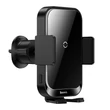 Kép 2/6 - Baseus Halo car holder with 15W inductive charger (black)
