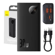 Kép 1/8 - Baseus Adaman2 Powerbank, 10000mAh, 2xUSB, USB-C, 30W (fekete)