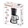 Kép 2/2 - Techwood pour-over kávéfőző TCA-846 (fekete)