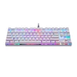 Kép 3/4 - Motospeed CK101 Mechanikus játékbillentyűzet RGB (fehér)