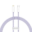 Kép 1/5 - Baseus Dynamic 2 USB-C - Lightning töltőkábel, 20W, 1m (lila)