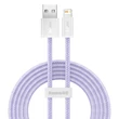 Kép 1/5 - Baseus Dynamic 2 USB - Lightning töltőkábel, 2.4A, 2m (lila)