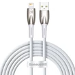 Kép 1/6 - Baseus Glimmer USB-C - Lightning töltőkábel, 2.4A, 2m (fehér)