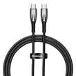 Kép 1/5 - Baseus Glimmer USB-C - USB-C töltőkábel, 100W, 1m (fekete)