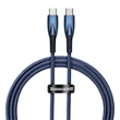 Kép 1/5 - USB-C cable for USB-C Baseus Glimmer Series, 100W, 1m (Blue)