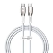 Kép 1/5 - USB-C cable for USB-C Baseus Glimmer Series, 100W, 1m (White)