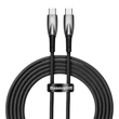 Kép 1/5 - Baseus Glimmer USB-C - USB-C töltőkábel, 100W, 2m (fekete)